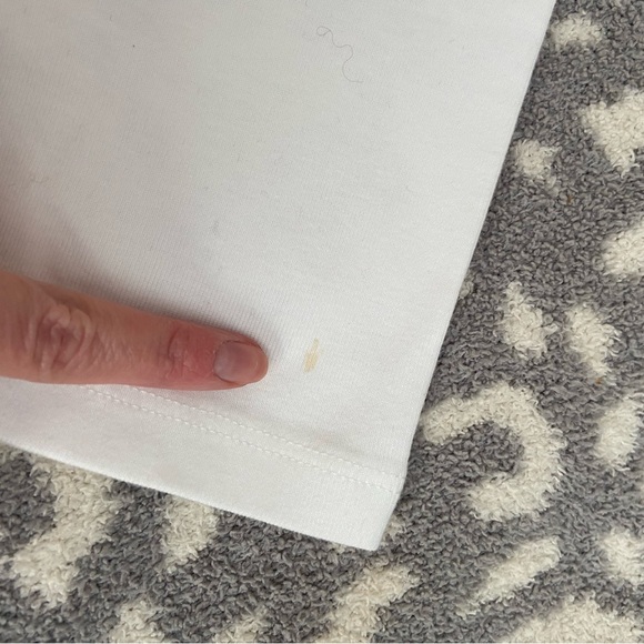 NWT JCREW WHITE PERFECT FIT TEE SIZE MEDIUM - Picture 4 of 8